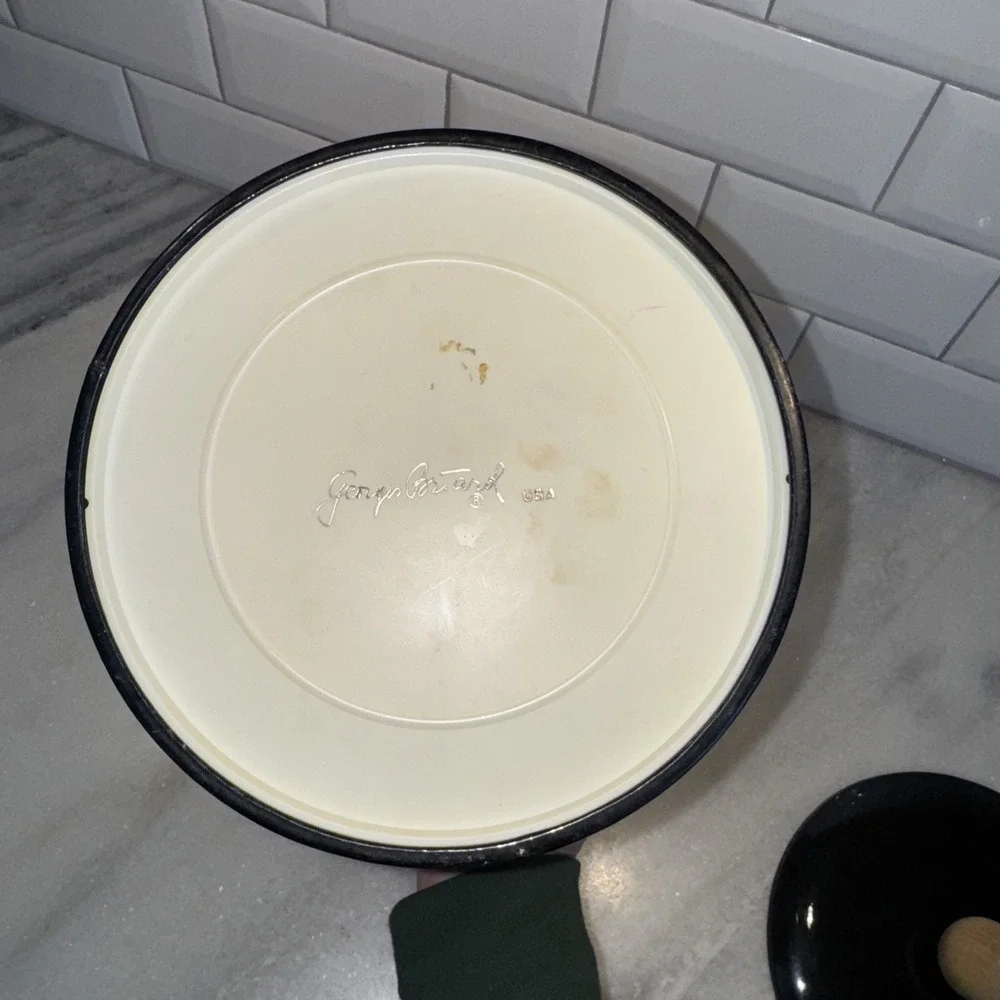 Mid Century George's Briard Vinyl Black Ice Bucket‎ USAOLA002